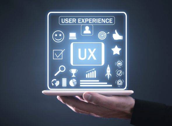 man-showing-ux-user-experience-concept